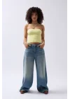 Straplez Dokulu Crop