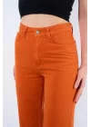 Strong Düz Pantolon - Oranj