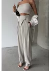 TASARIM PANTOLON - Bej