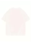 Thousand Baskılı Oversize Bisiklet Yaka T-shirt - Beyaz