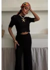 Triko Bluz Pantolon İkili Takım 10084-025