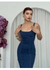 Tuna Denim Elbise