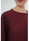 Tunik Pantolon Alt Üst Takım 6663 - Bordo