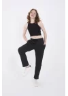Unisex Üç İplik Basic Eşofman Pantolon - Antrasit