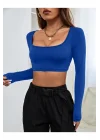 Uzun Kol Crop Top