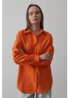 Uzun Kol Gömlek - Oranj