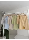 Uzun Yelek Mini Etek Flamlı Keten Takım 10148