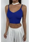 V Yaka Crop Bluz