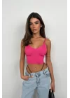 V Yaka Crop Bluz