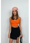 V Yaka Crop Bluz