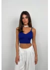 V Yaka Crop Bluz
