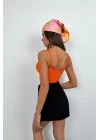V Yaka Crop Bluz