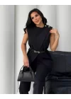 Vatkalı Ceket Pantolon İkili Takım