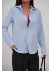 Vatkalı Oversize Gömlek