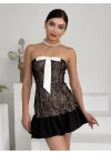 Vencover Straplez Elbise