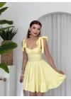 VERO OMUZ BAĞLAMALI ELBİSE