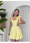 VERO OMUZ BAĞLAMALI ELBİSE