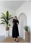Wera Taşlı Fiyonk Detaylı Elbise