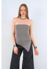 Yanı Uzun Atlet - Orta Gri