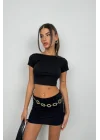 Yarım Kol Basic T-Shirt