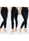Yüksek Bel Likralı Jean Pantolon 90 Cm