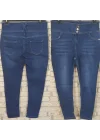 Yüksek Bel Likralı Jean Pantolon 90 Cm