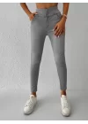 Yüksek Bel Likralı Jean Pantolon 90 Cm