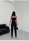 Yüksek Bel Pensli̇ Pantolon