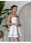 Yuna Straplez Elbise