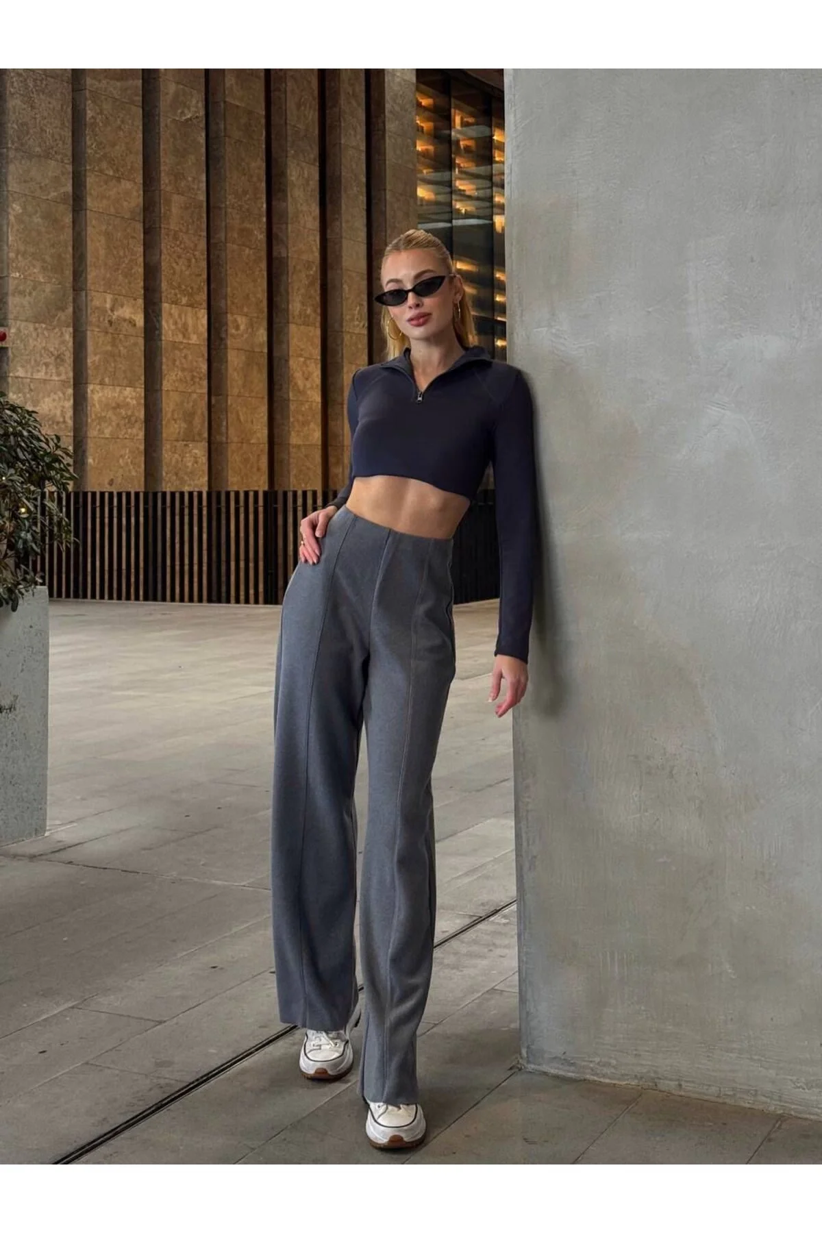 Ön Dikiş Detaylı Selanik Pantolon