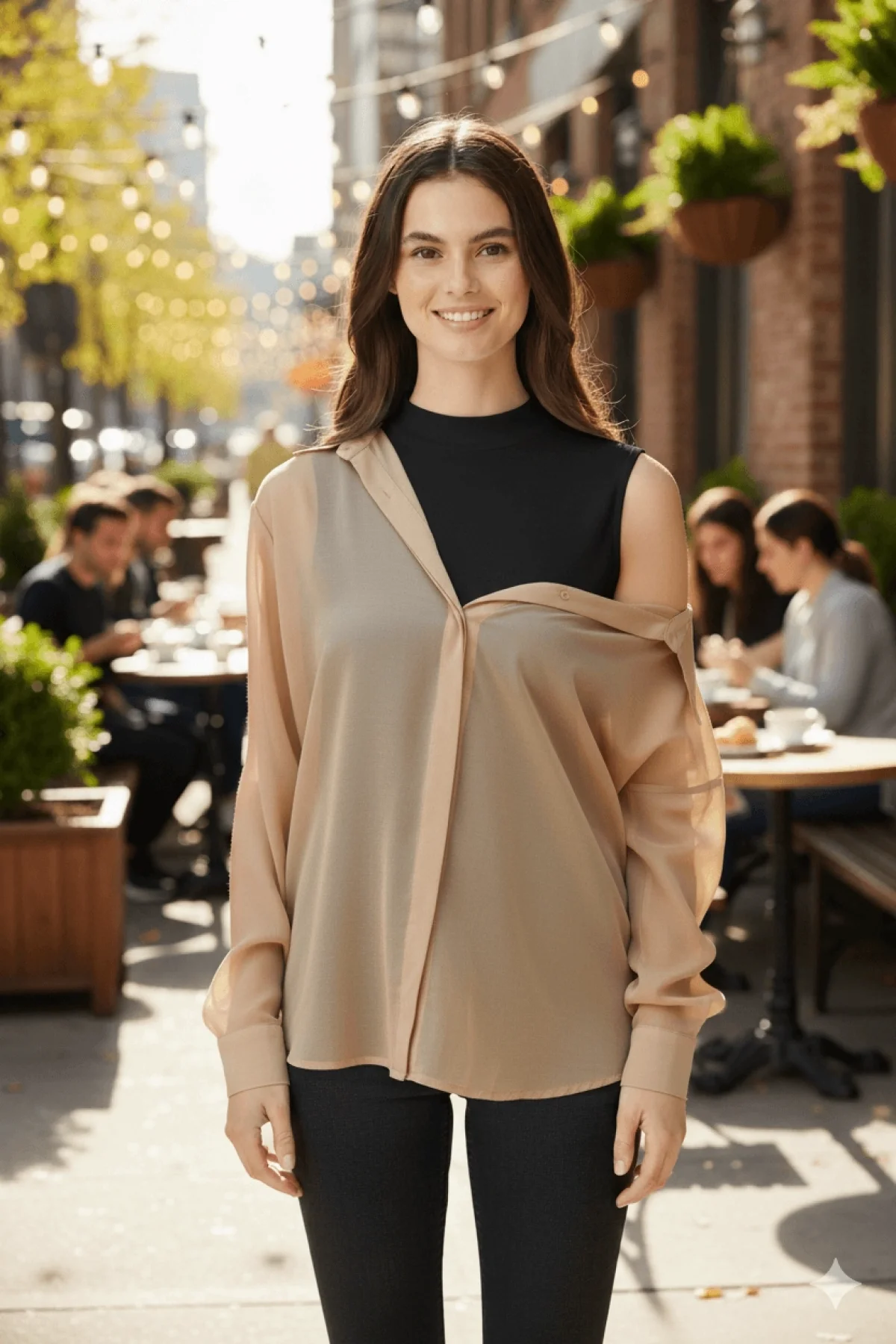 Kadın Siyah Bisiklet Yaka Sıfır Kol Likralı Pamuklu Vücudu Saran Basic Atlet