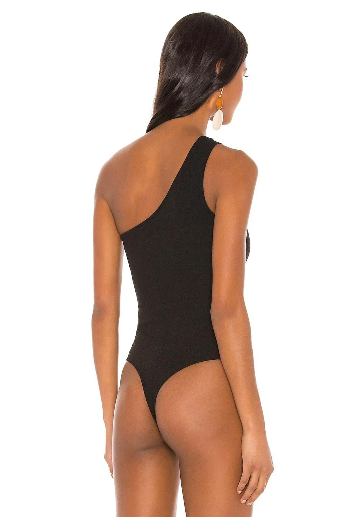 Kadın Asimetrik Kesim Tek Omuz Bodysuit