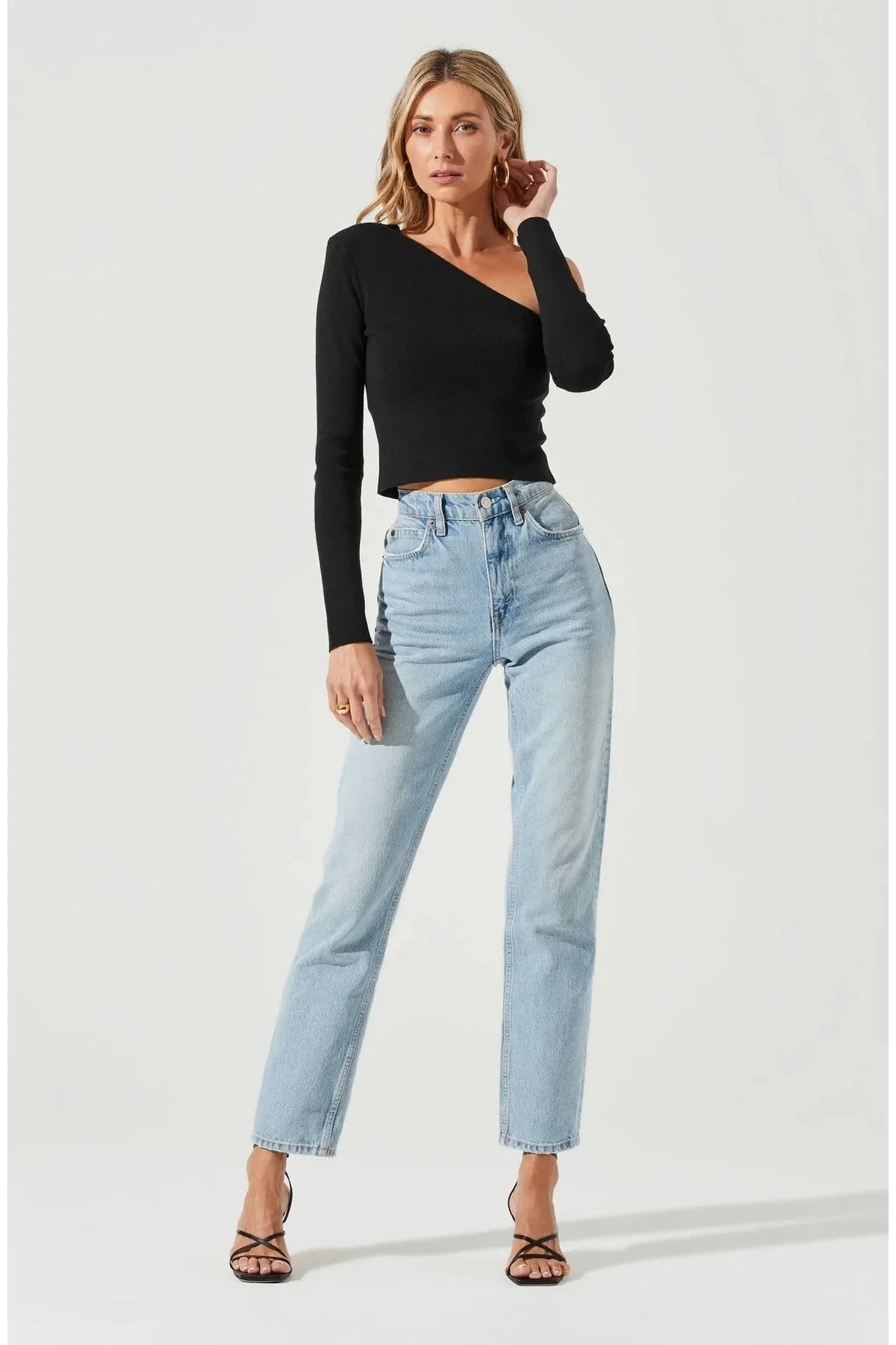 Kadın Siyah Halter Yaka Kolsuz Fitilli Çift Katlı Basic Bodysuit