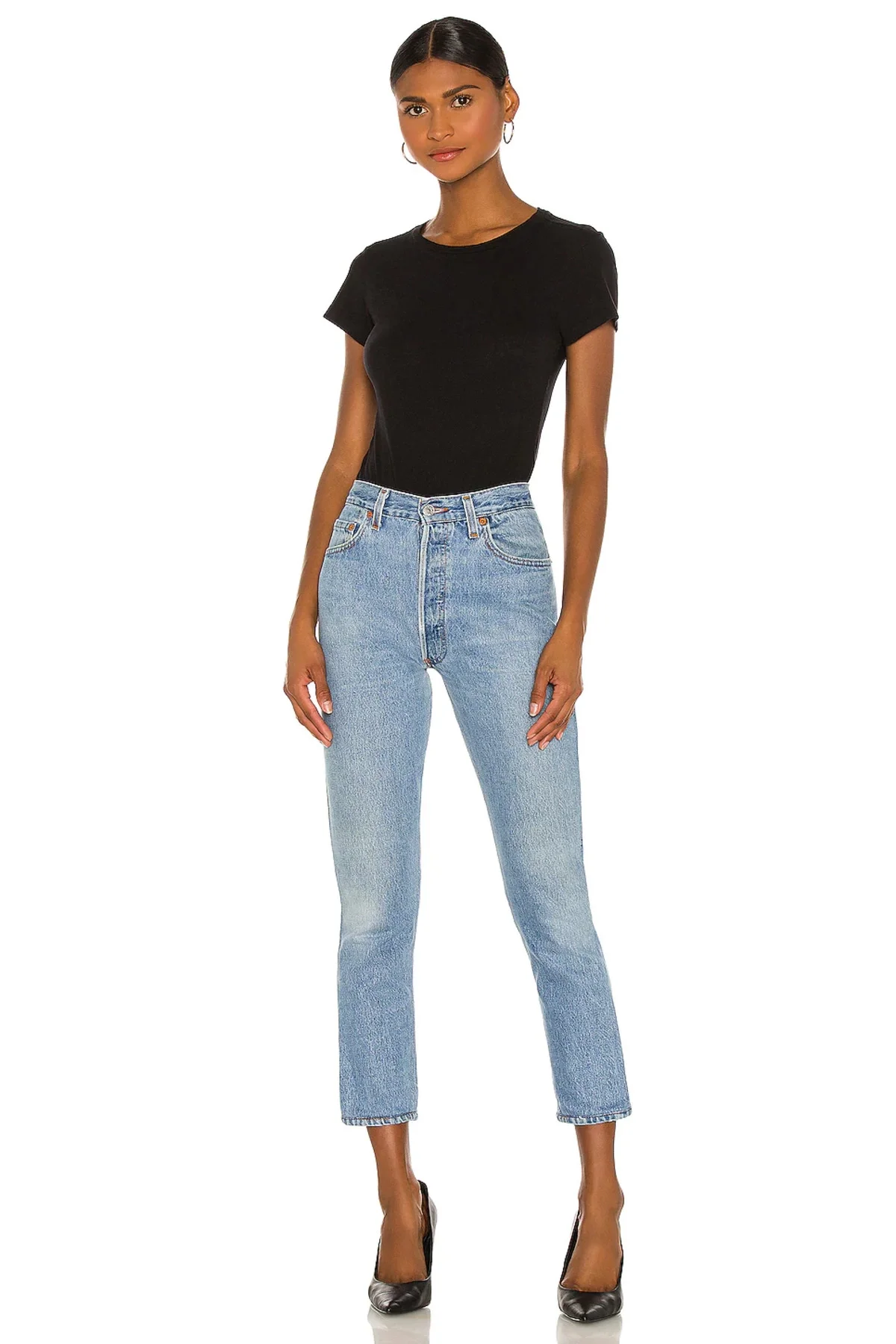 Kadın Siyah Bisiklet Yaka Kısa Kollu Çift Katlı Sandy Kumaş Tanga Bodysuit