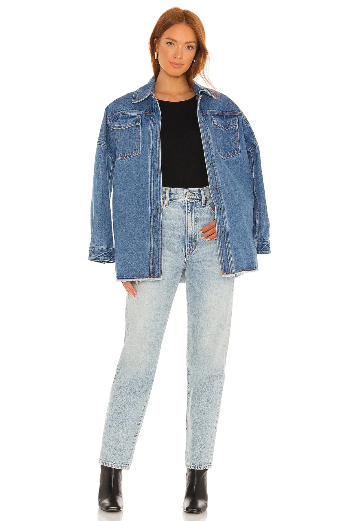 Kadın Siyah Sırtı Dekolteli Kayık Yaka Parmak Geçmeli Tanga Çıtçıtlı Bodysuit