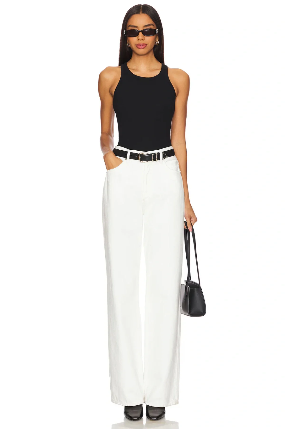 Kadın Siyah Halter Yaka Vücudu Saran Çift Katlı Esnek Sandy Kumaş Atlet