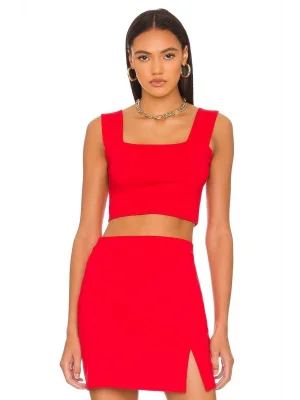 Kadın Sıfır Kol Kalın Askı Çift Kat Ipek Jarse Crop Top