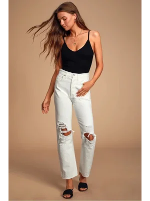 Siyah Ip Askılı Ipek Jarse Bodysuit