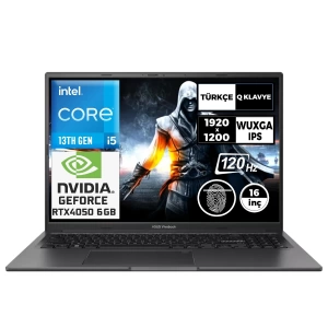 Asus VivoBook 16X K3605VU-N1066W i5-13500H 16 GB 1 TB SSD 6 GB RTX4050 16 W11H Dizüstü