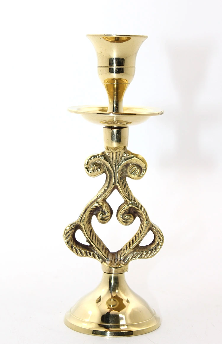 Tekli Pirinç Şamdan Model 5