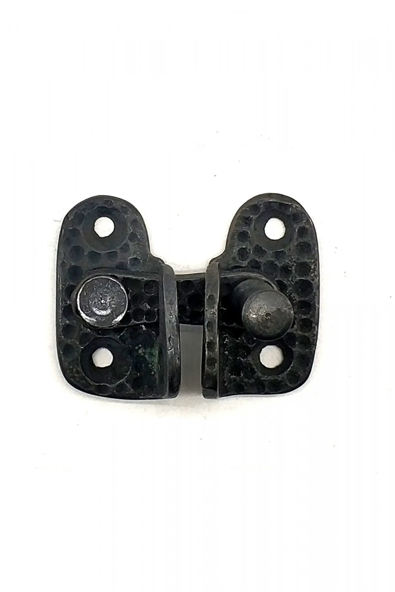 Antika Tarz Dekoratif Pirinç Mini Kapak Mandalı - 40x45 mm, Oksit