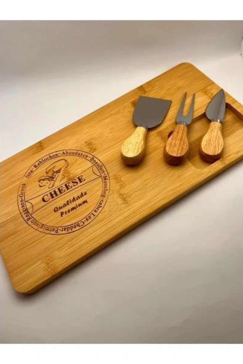 Bambu Peynir Kesme Sunum Tahtası