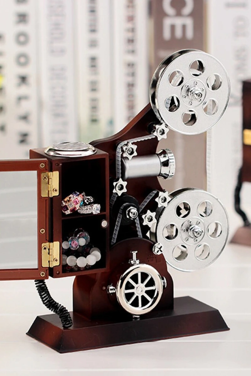 Film Makinesi Tasarımlı Müzik Kutusu