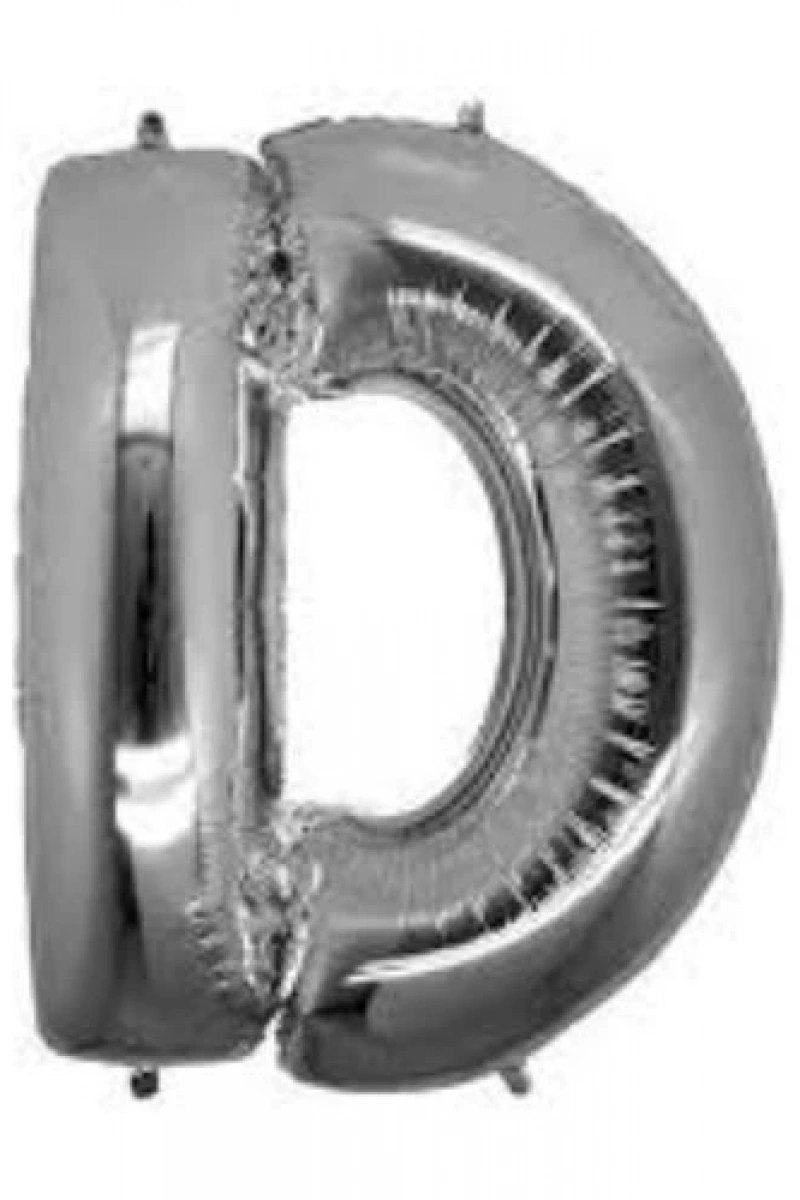 Gümüş Rengi Folyo Balon 1 Metre