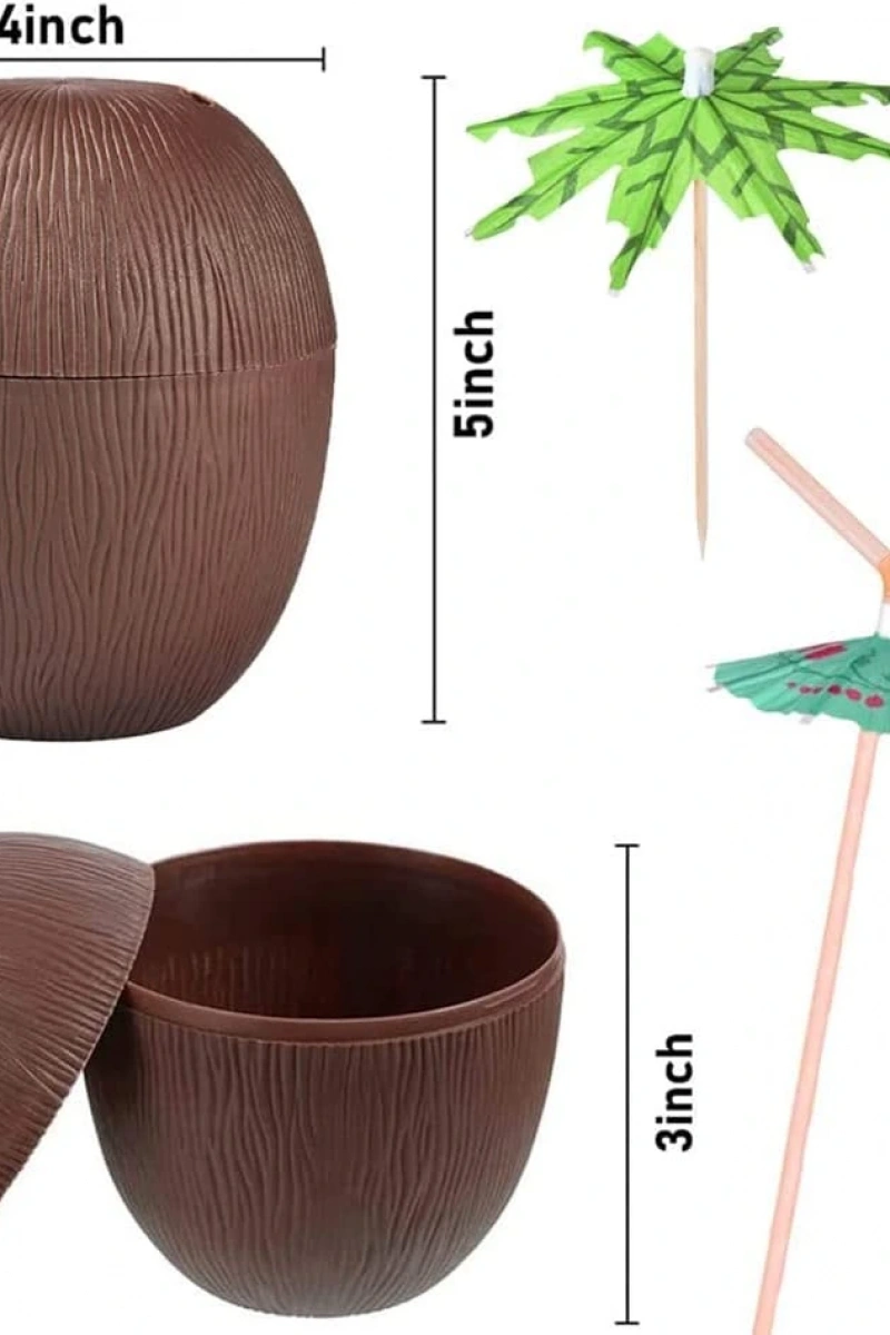 Hindistan Cevizi Pipetli Bardak