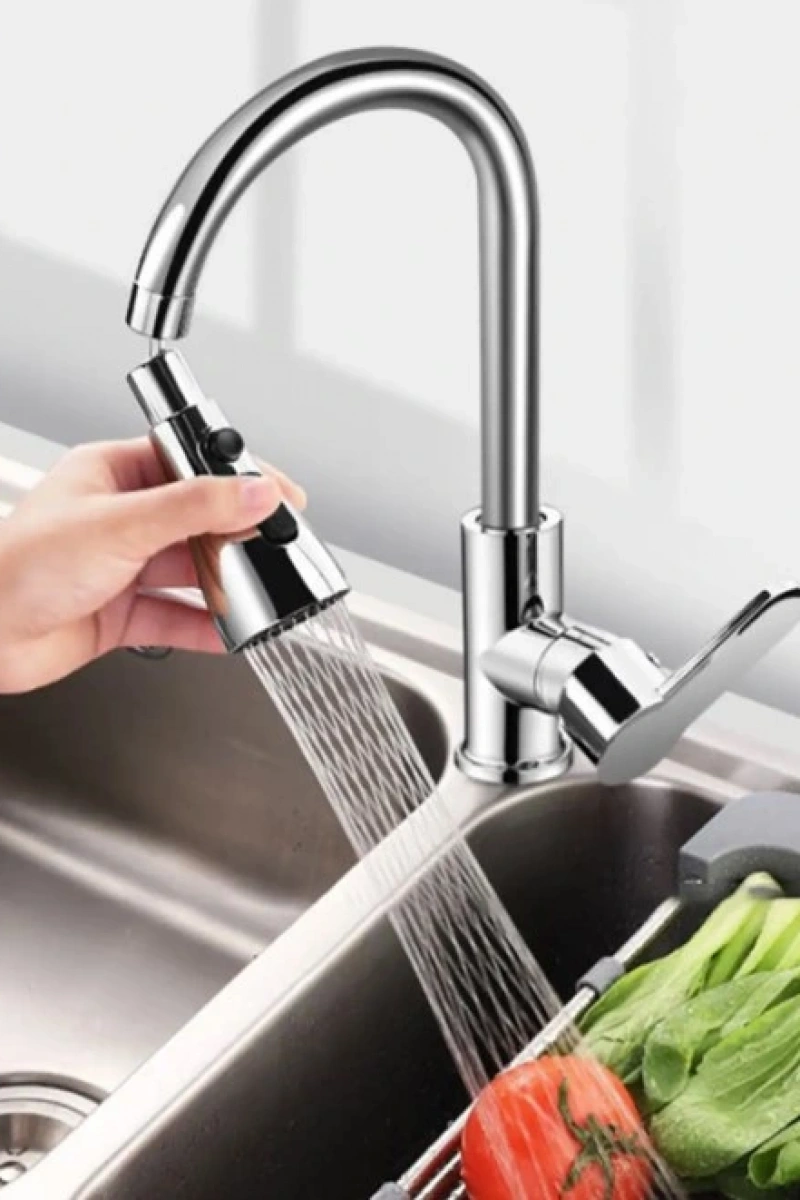 Metalik Musluk Başlığı 3 Fonksiyon