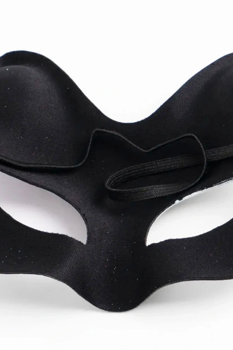 Süet Pembe Sarı Kedi Maskesi