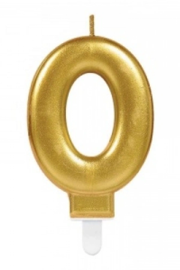 0 Rakam Mum Gold Renk