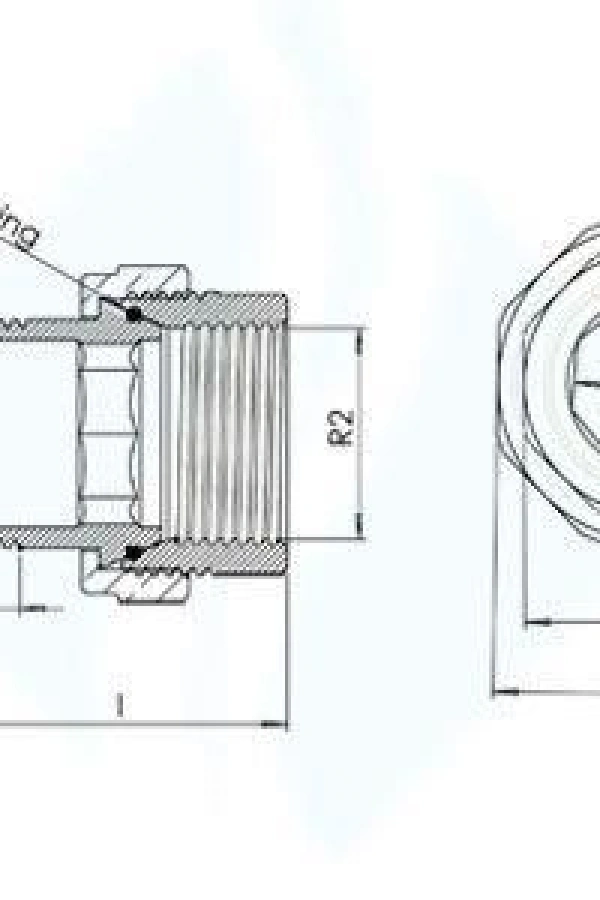 1 1/2 Düz Radyatör Rakoru