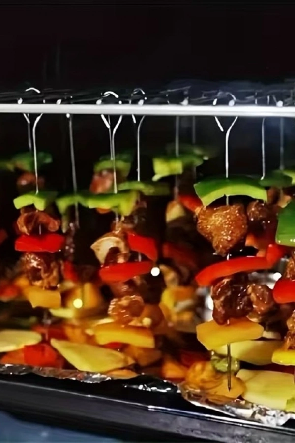 10lu Paslanmaz Çelik Şiş Seti (20 cm) - Airfryer &amp; Mangal